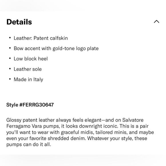 Salvatore FERRAGAMO VARA Low pumps in black patent leather - Picture 7 of 17